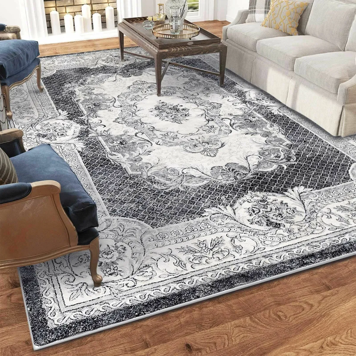 Area Rugs Modern Style Rug Artistic Traditional - Image 2