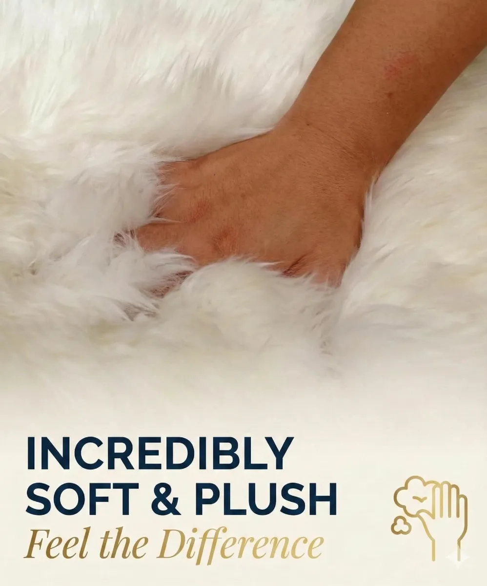 Sheepskin Rug – Genuine New Zealand Lambskin Pelt - Image 4