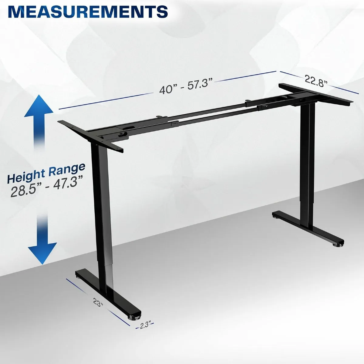 Heavy Duty Dual Motor Electric Sit Stand Desk - Image 3