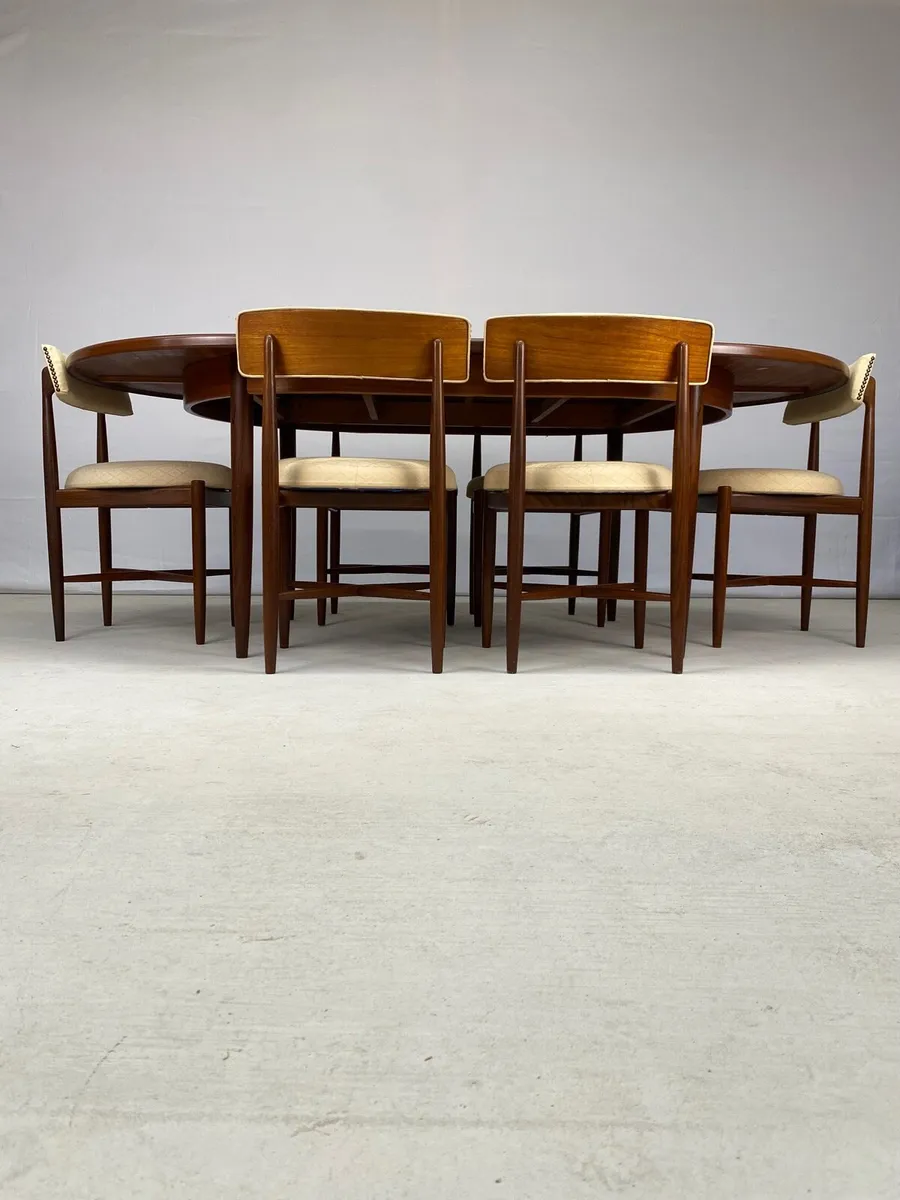 Mid Century G Plan Dining Table & Chairs - Image 1