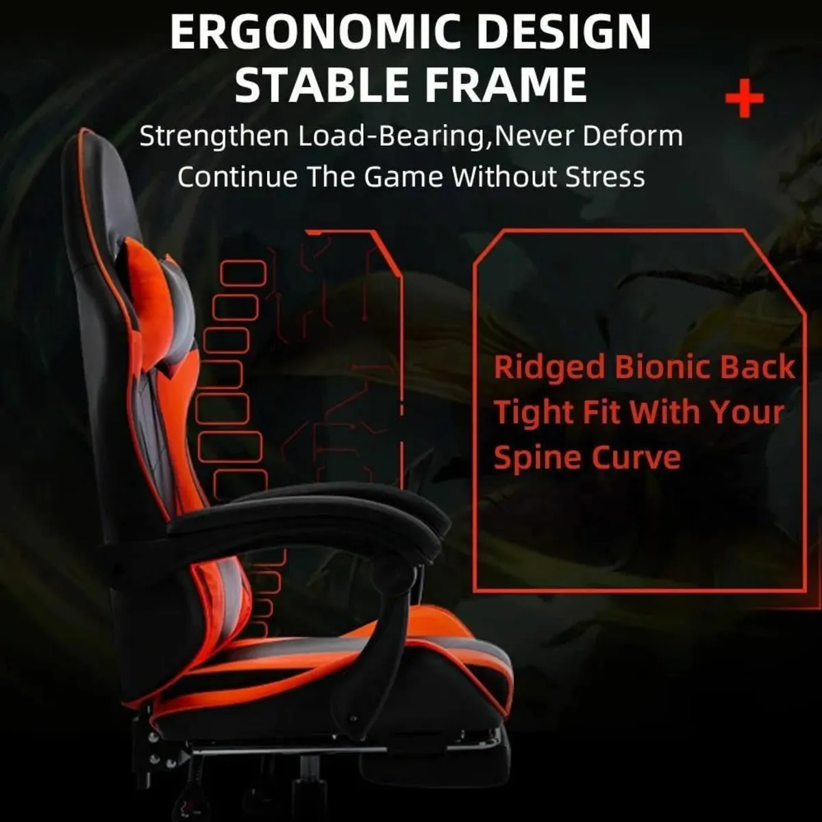 Gaming Chair Ergonomic Computer Office Desk - Image 2