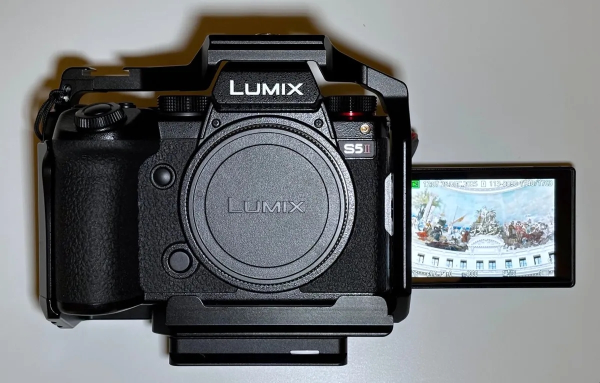Panasonic LUMIX S5II with Smallrig cage - Image 1