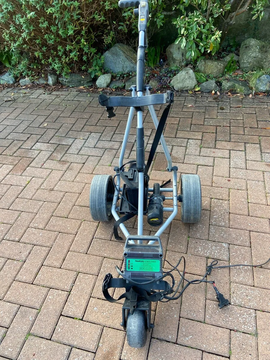 Powakaddy.  Golf. Trolley. Battery. &. Charger - Image 2