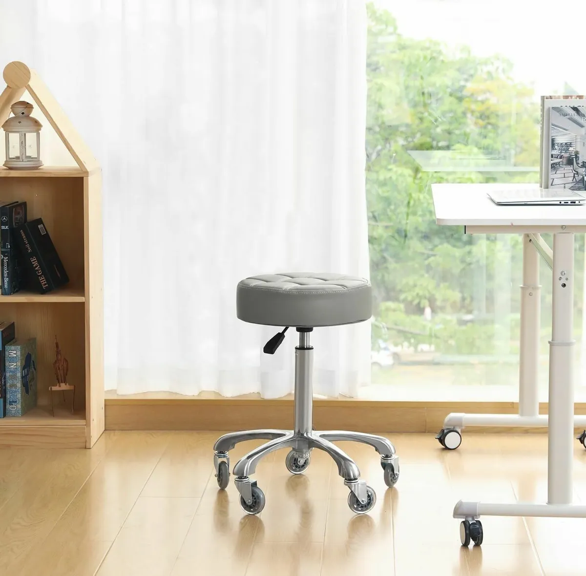 Swivel Stool Chair Height Adjustable 400 lbs - Image 2