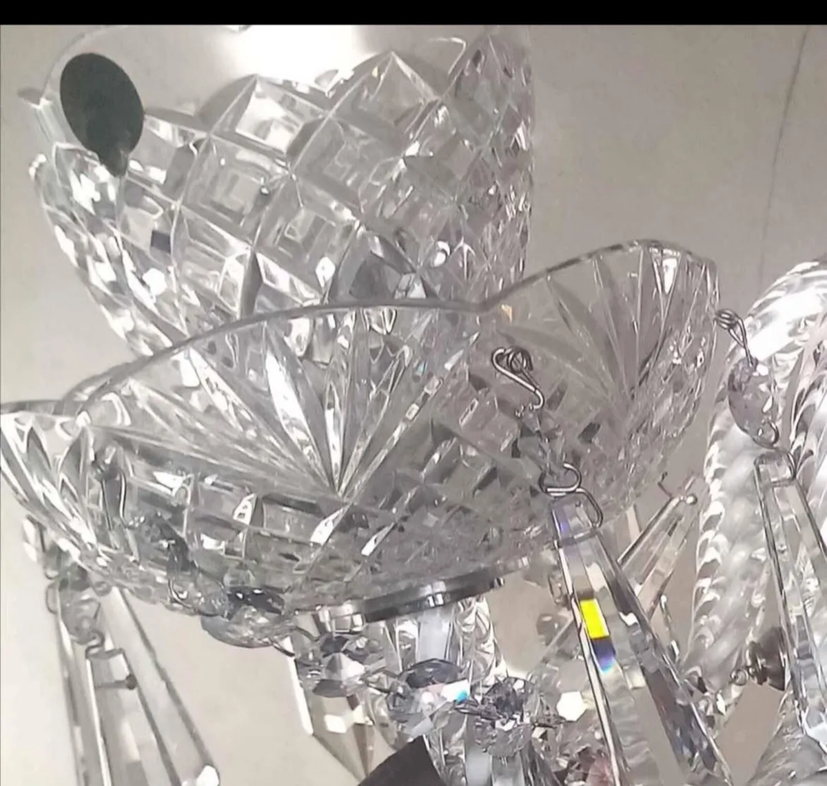 Waterford crystal 2 arms chandelier - Image 4