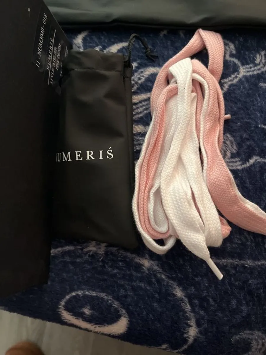 Numeris Pink and white Colorway Men's Shoes, Size 10.5 - Image 4