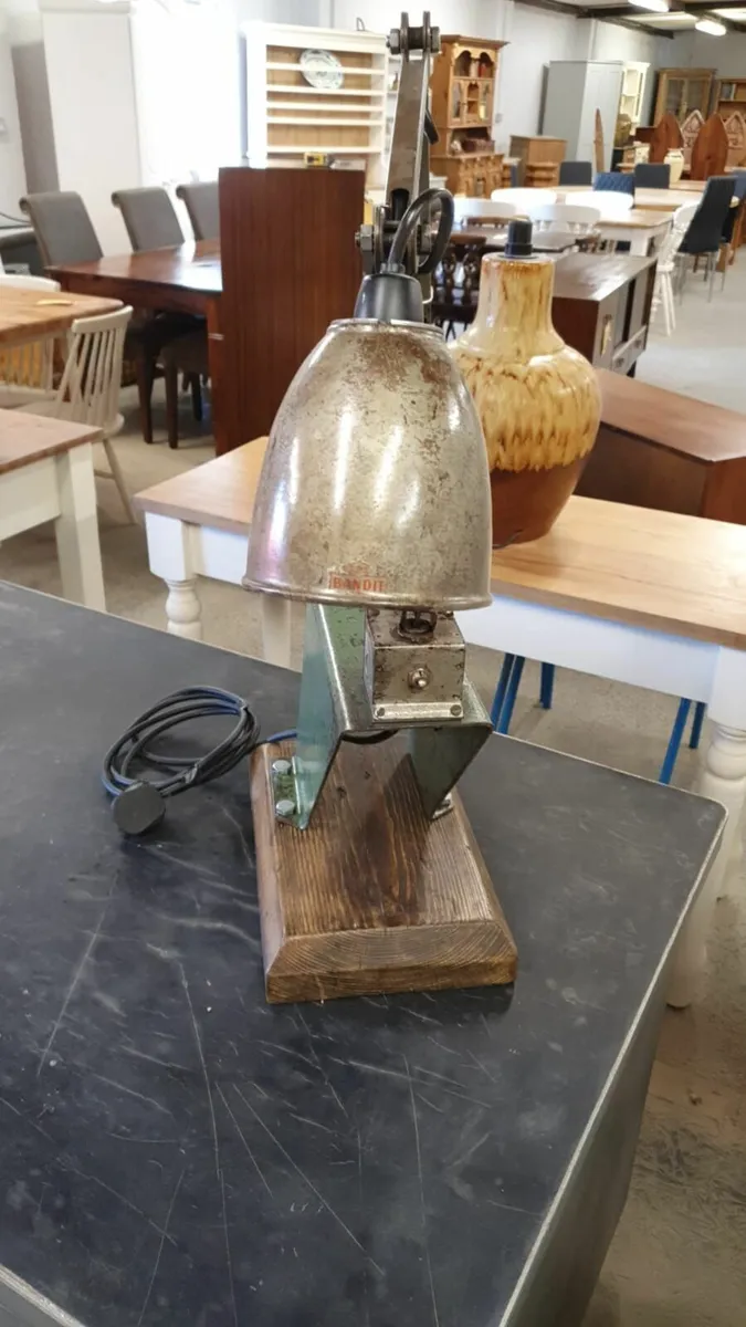 Vintage 1950s engineering work anglepoise lamp - Image 2