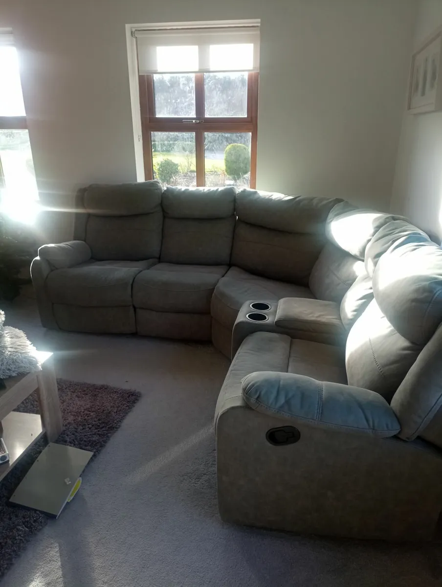 Corner sofa (grey) - Image 2