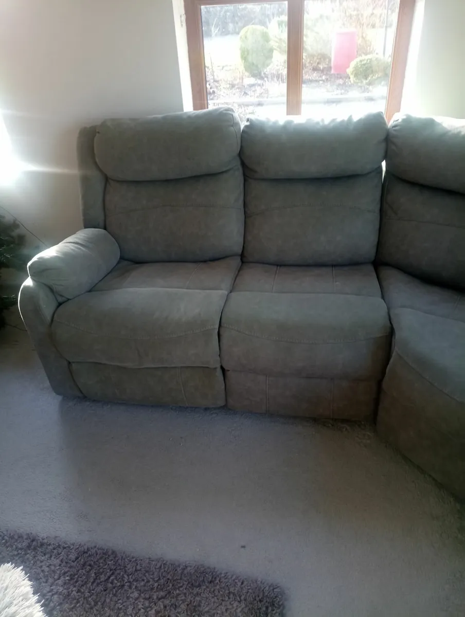 Corner sofa (grey) - Image 3