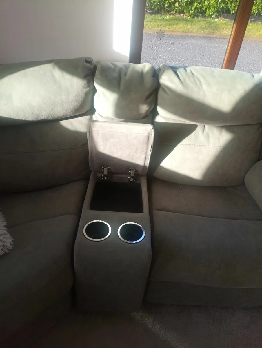 Corner sofa (grey) - Image 4