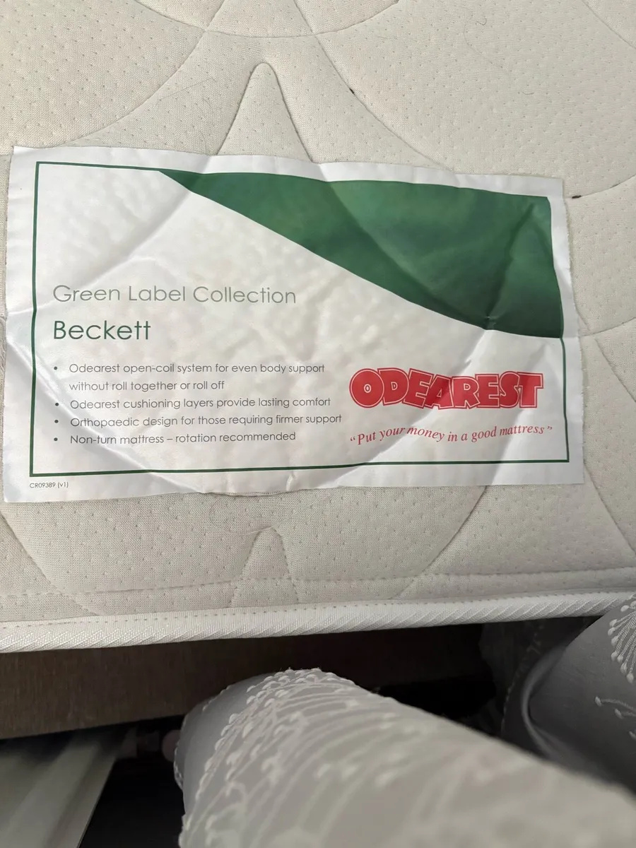 Double bed and Mattress - Image 2