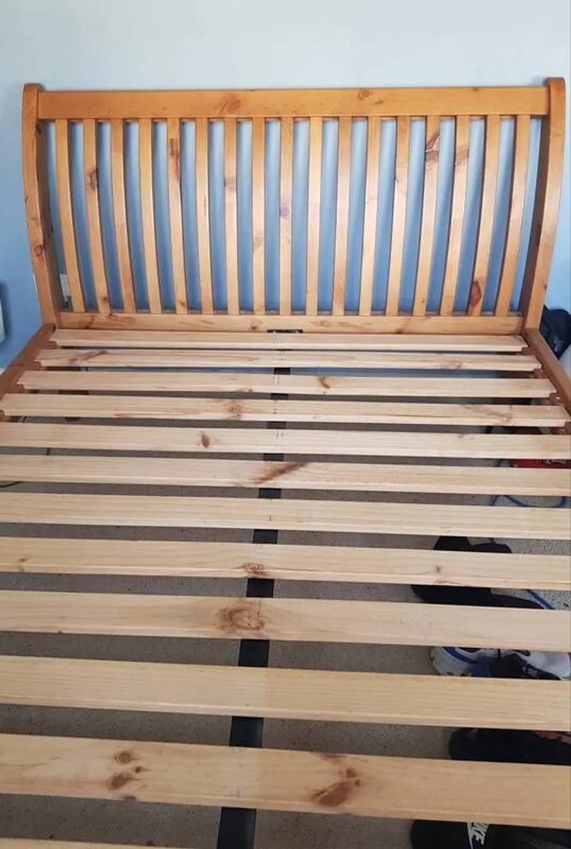 Solid Oak Bed Frame - Image 4