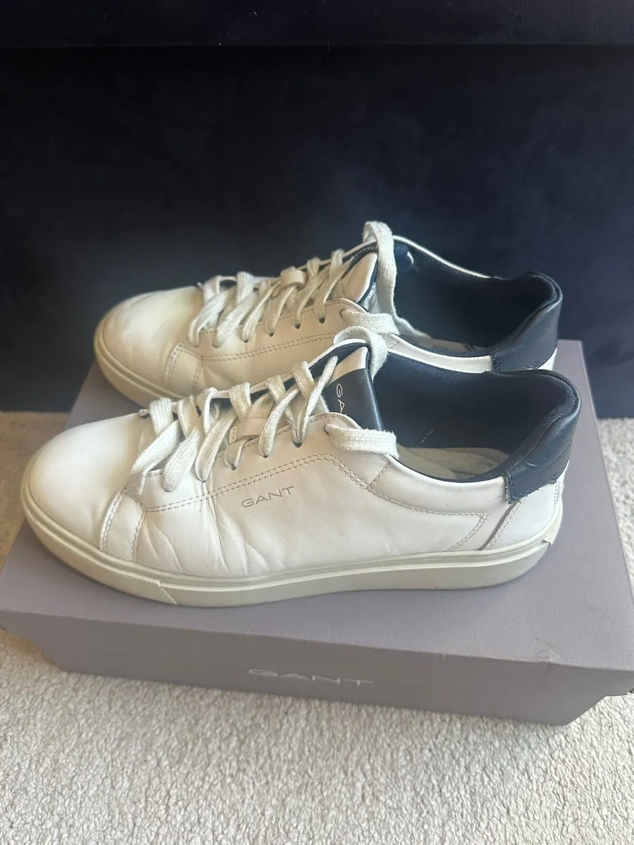 Mens Gant Leather Trainers - Image 4