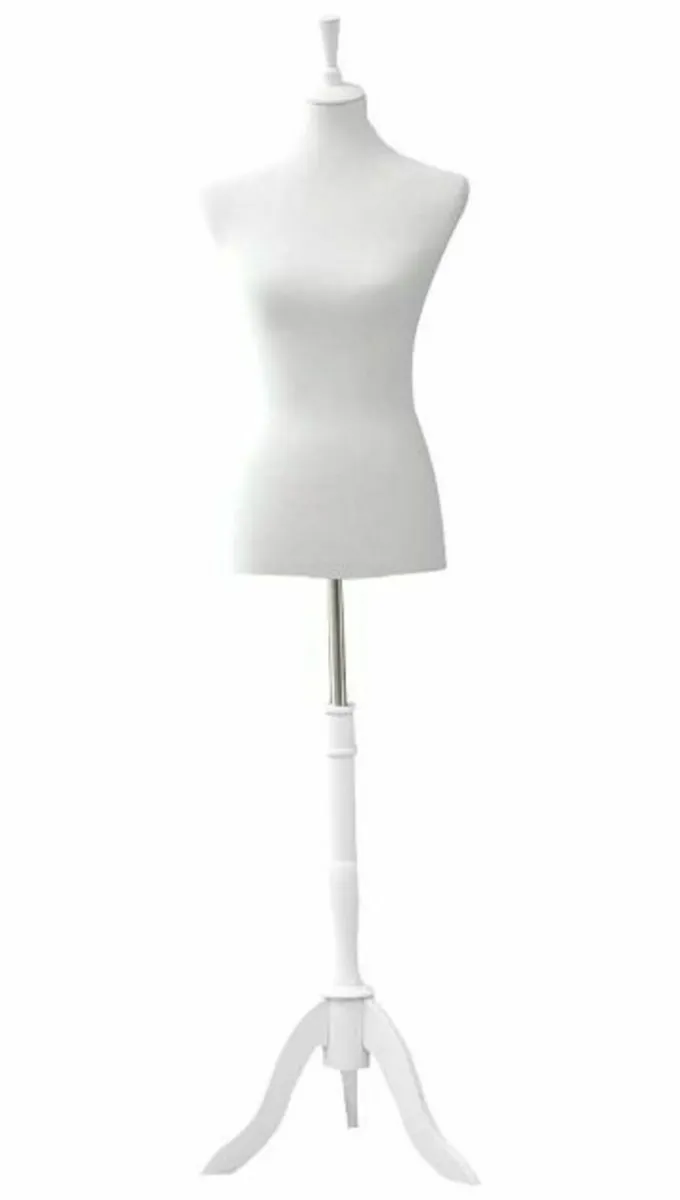 New Womens Tailors Bust Dummy (White)FREE Delivery - Image 2