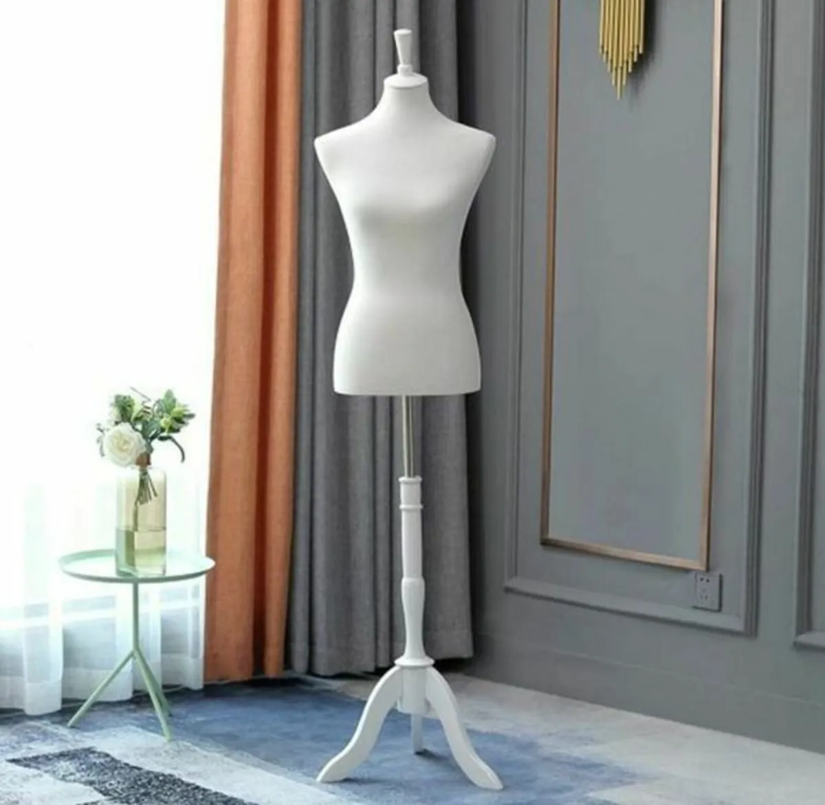 New Womens Tailors Bust Dummy (White)FREE Delivery - Image 4