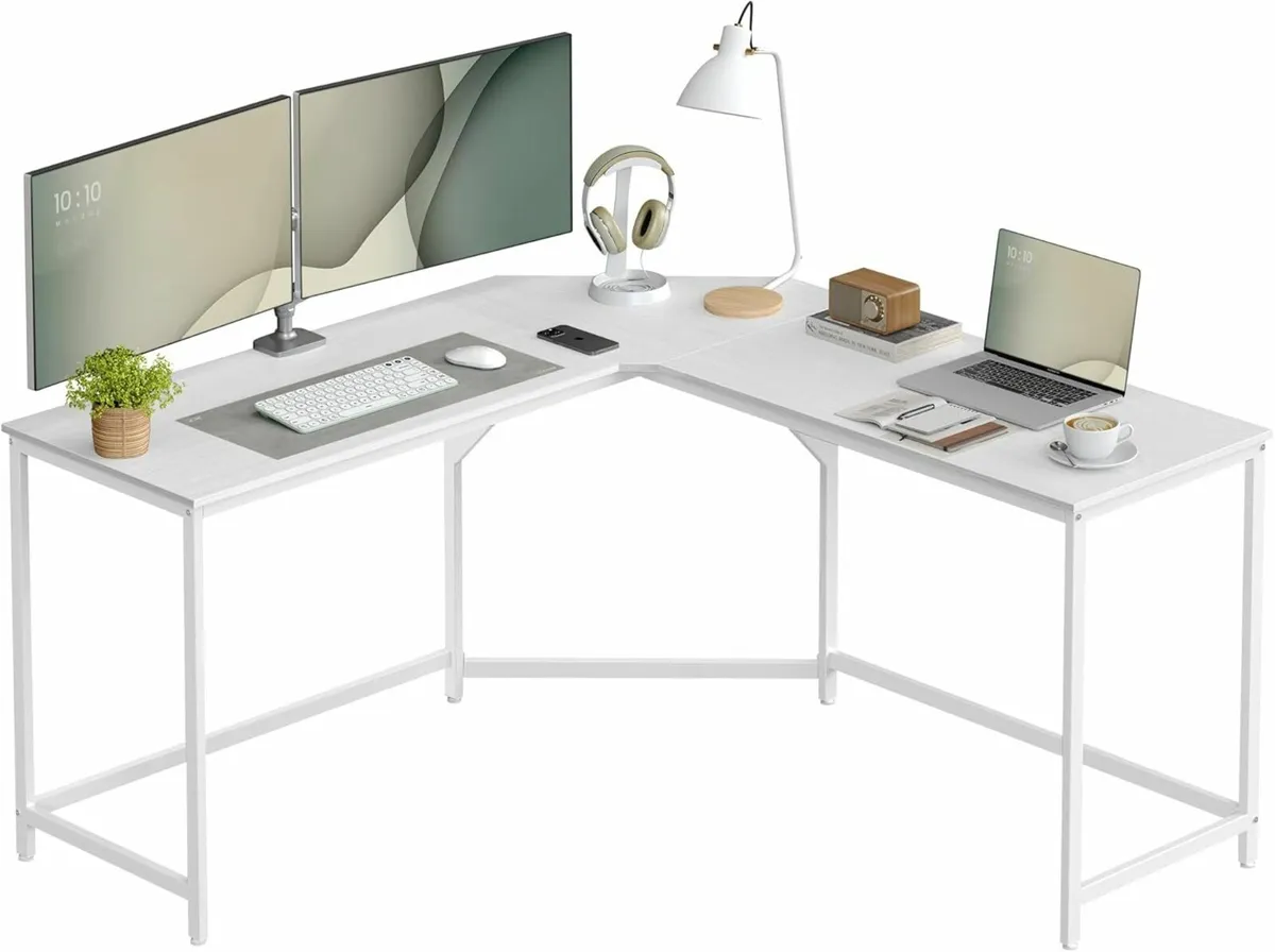 New maple white office desk - FREE P&P - Image 4