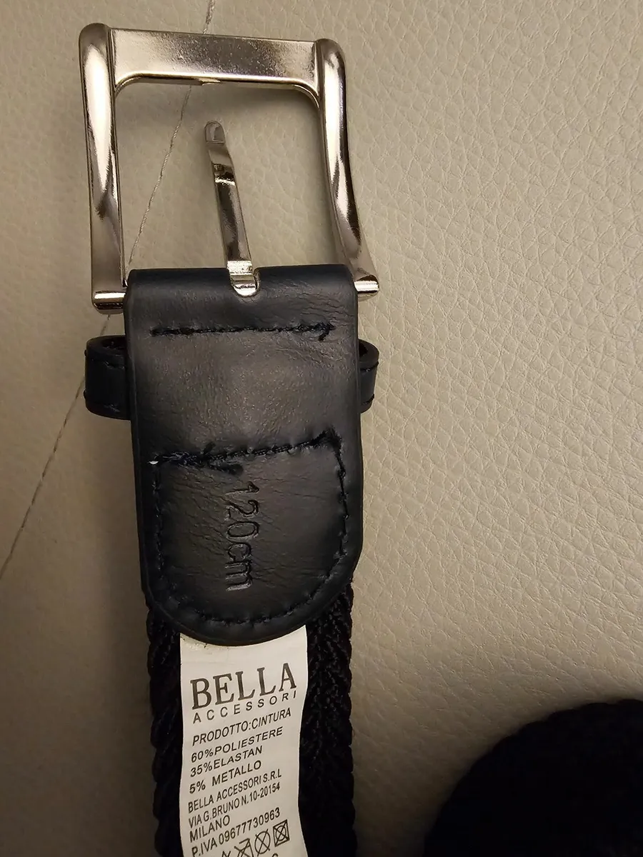 Men elastic woven belt - Image 3