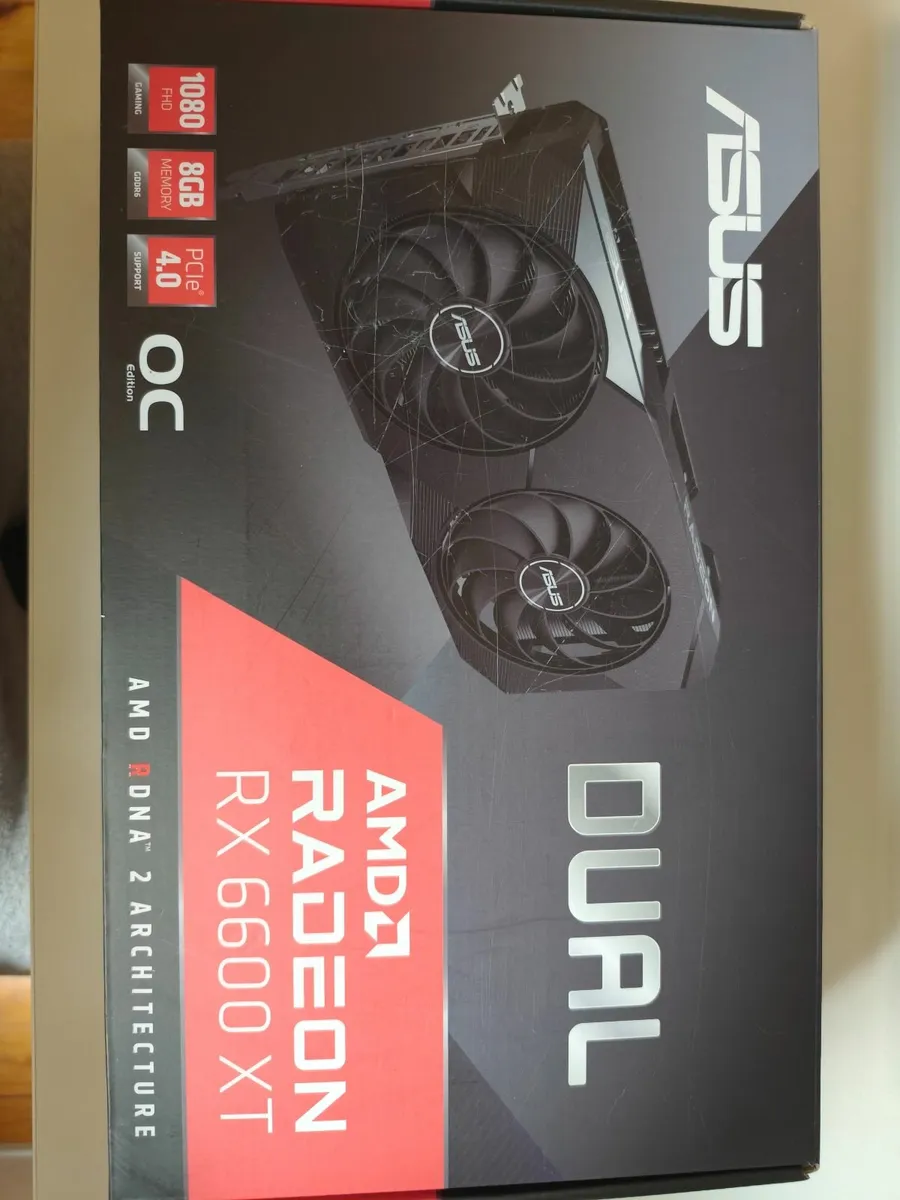 Asus AMD Radeon RX 6600 XT OC 8GB GPU - Image 1