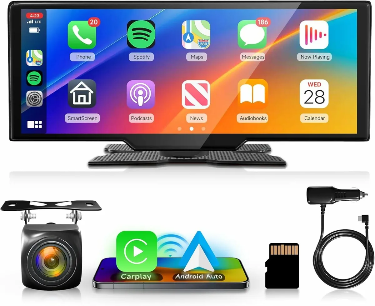 Portable Car Stereo with Wireless Carplay Android