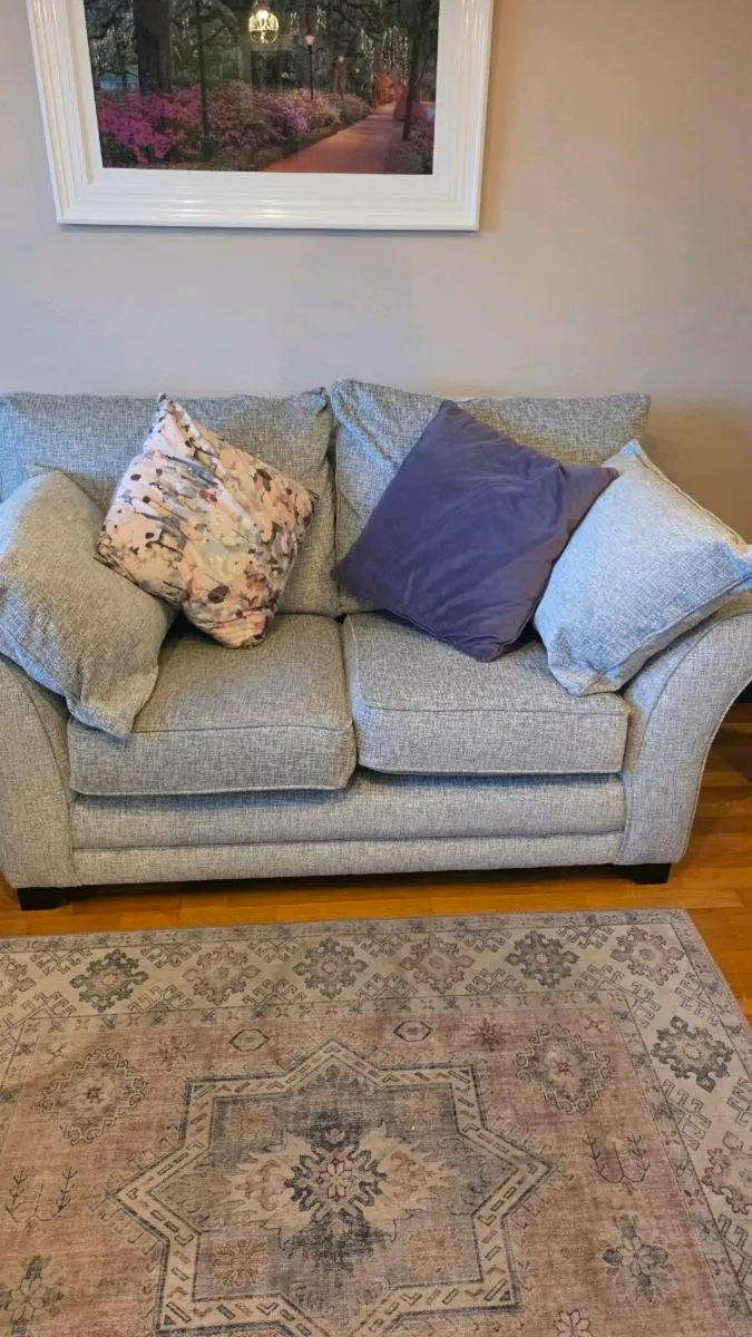 3 and 2 Seater Sofa and Table - Image 2