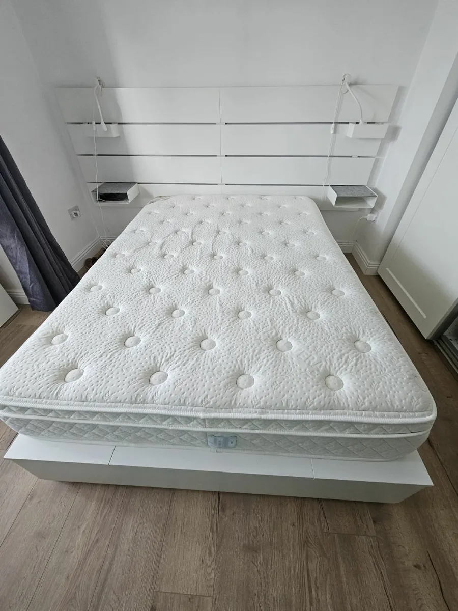 Double Bed, Mattress and Headboard - Image 1