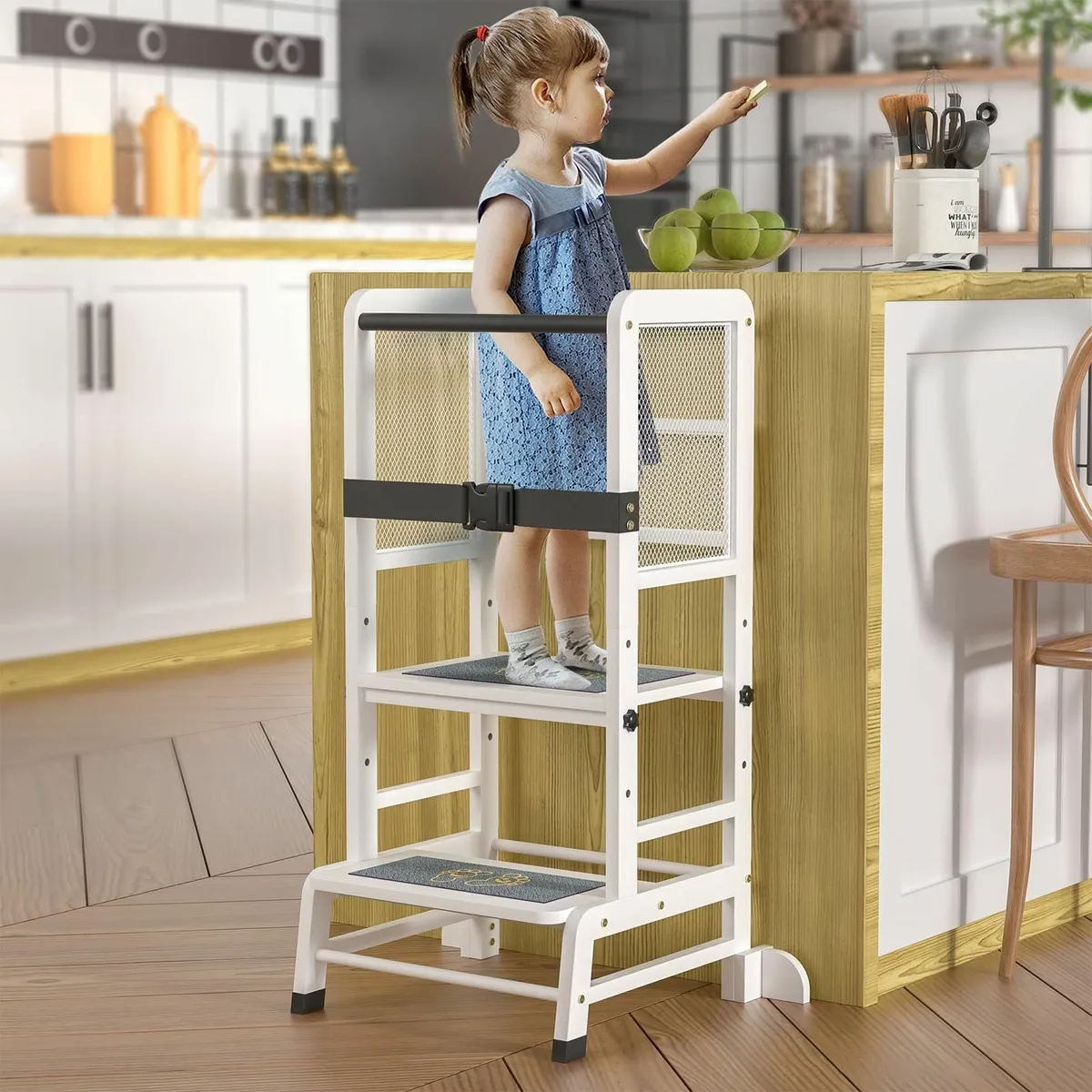 Kids Standing Tower - Nursery Step Stool with - Image 1