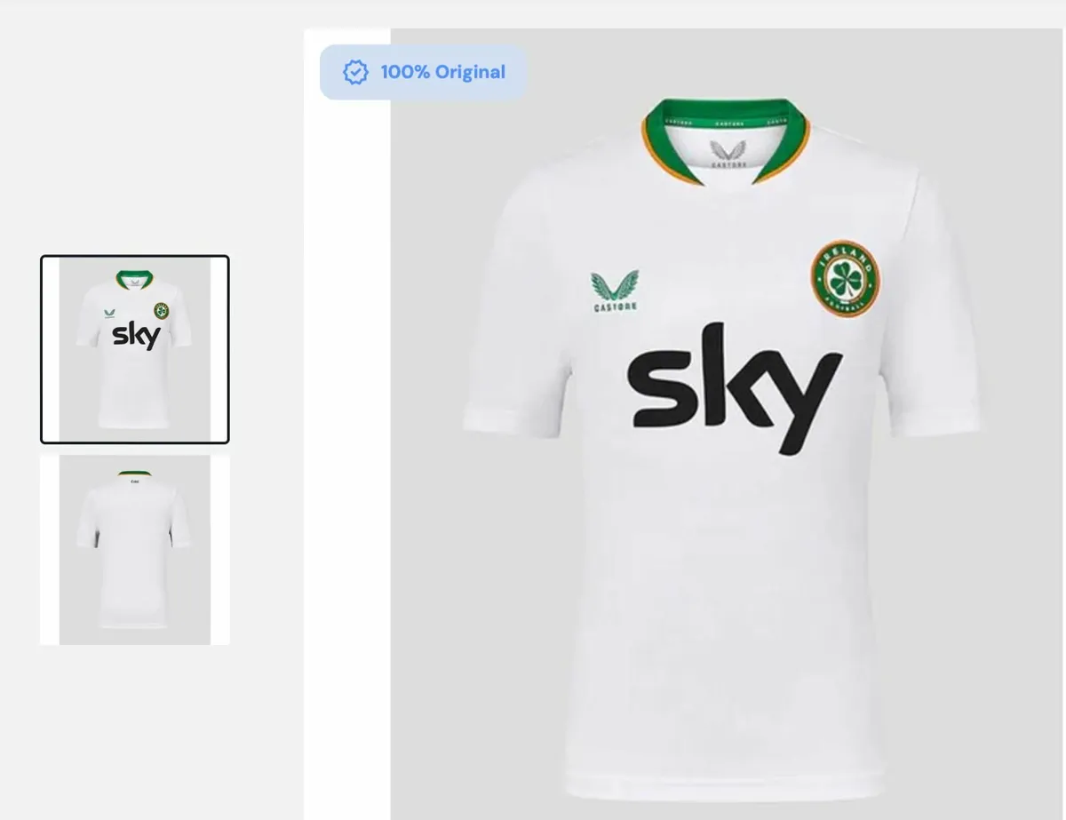 AUTHENTIC - FAI IRELAND Away Kids Jersey 24/25 - Image 1