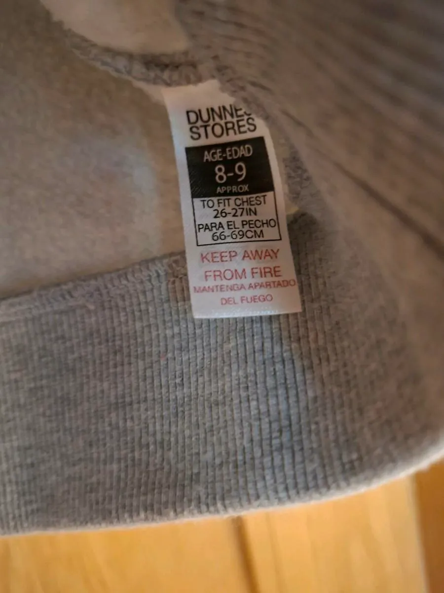 Kids Christmas Grey Hoodie - Image 2