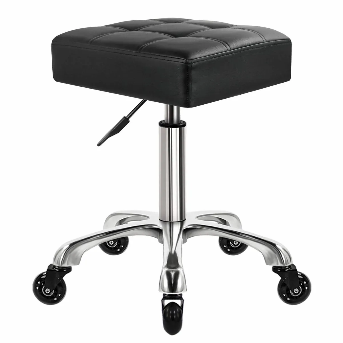 Heavy Duty Office Stool on Wheels Swivel Adjustabl - Image 1