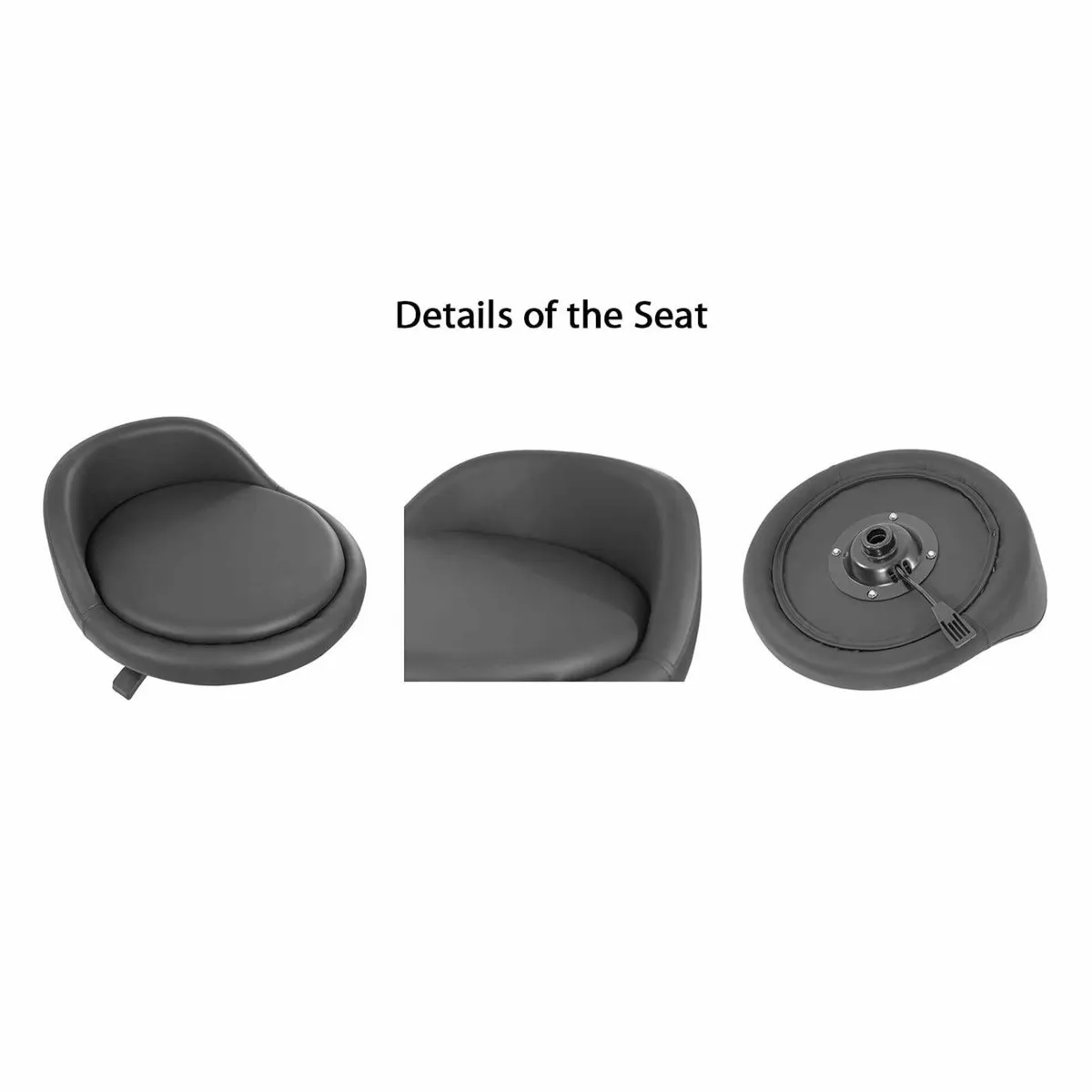 Rolling Stool Adjustable Drafting Chair Heavy - Image 3