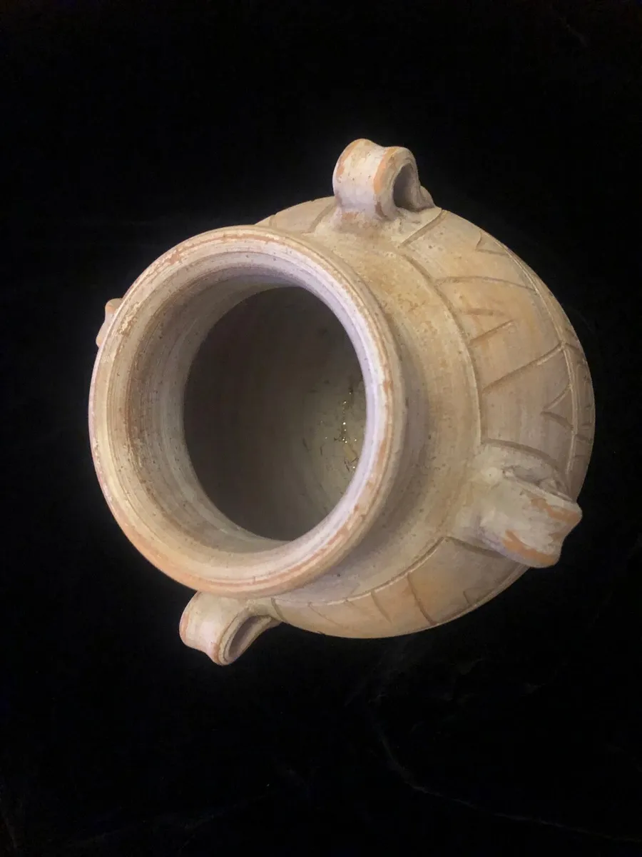 Decorative Four Handled Ceramic Pot - Image 3