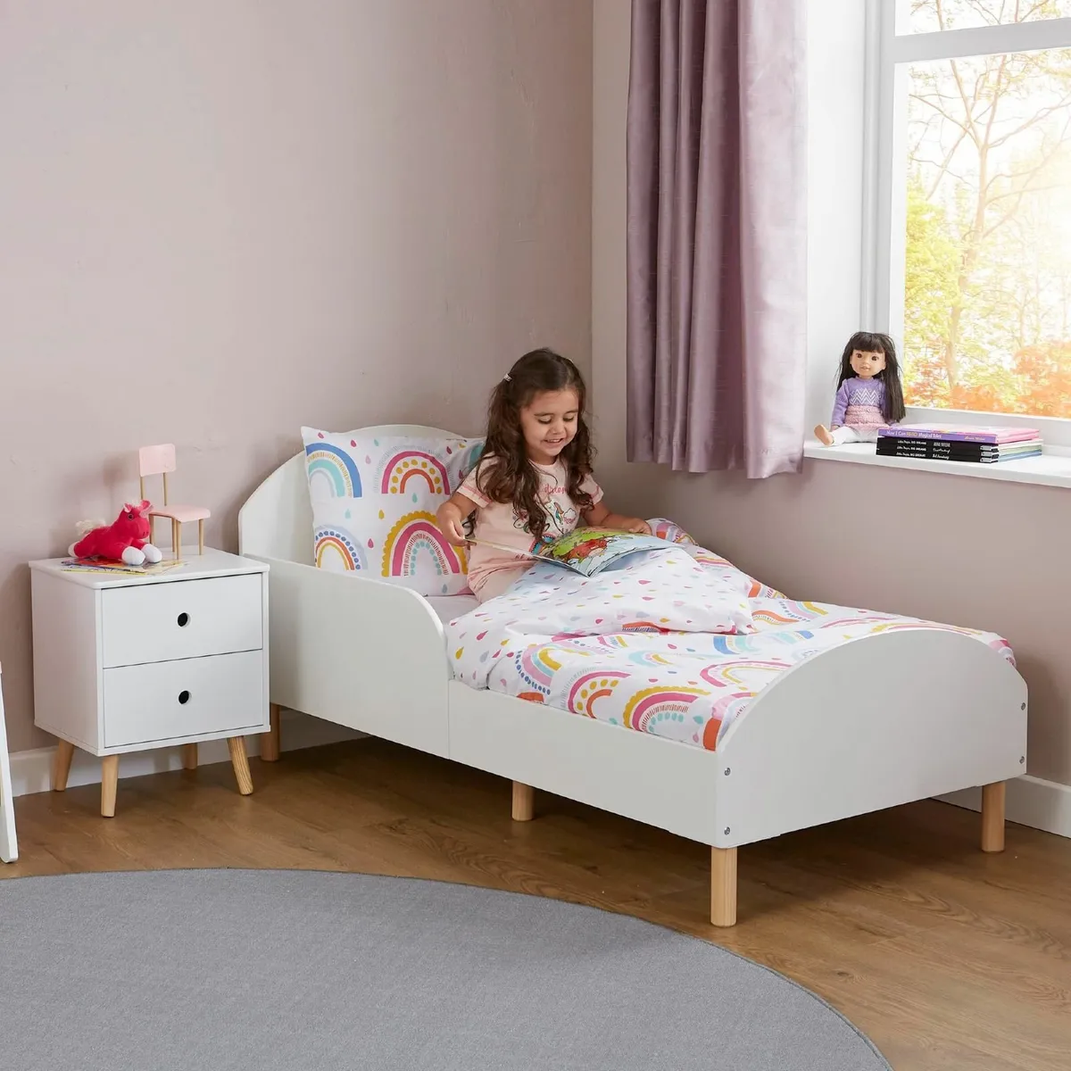 Kids White Toddler Bed - Image 4