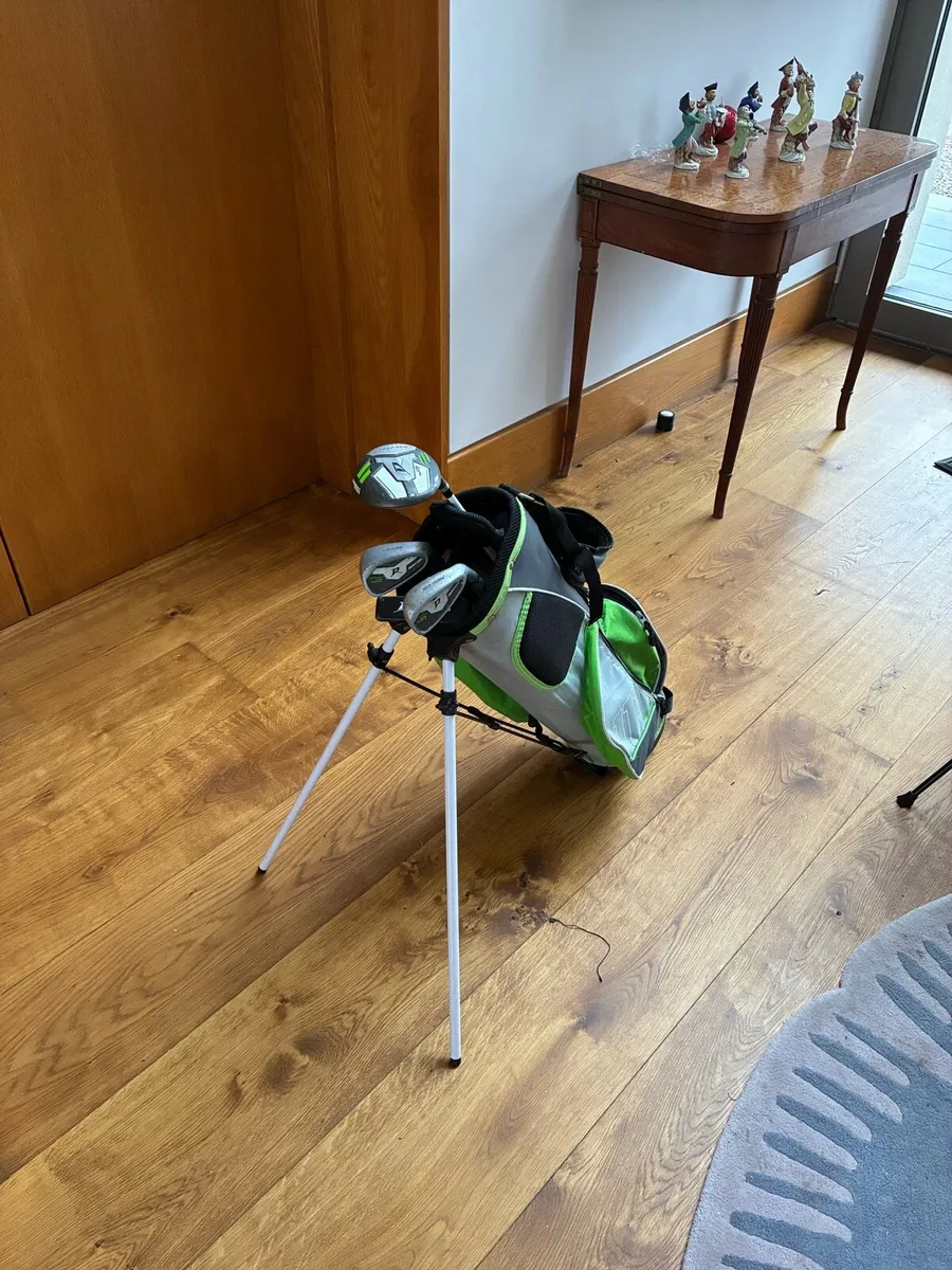 Kids Golf clubs and bag - Image 1