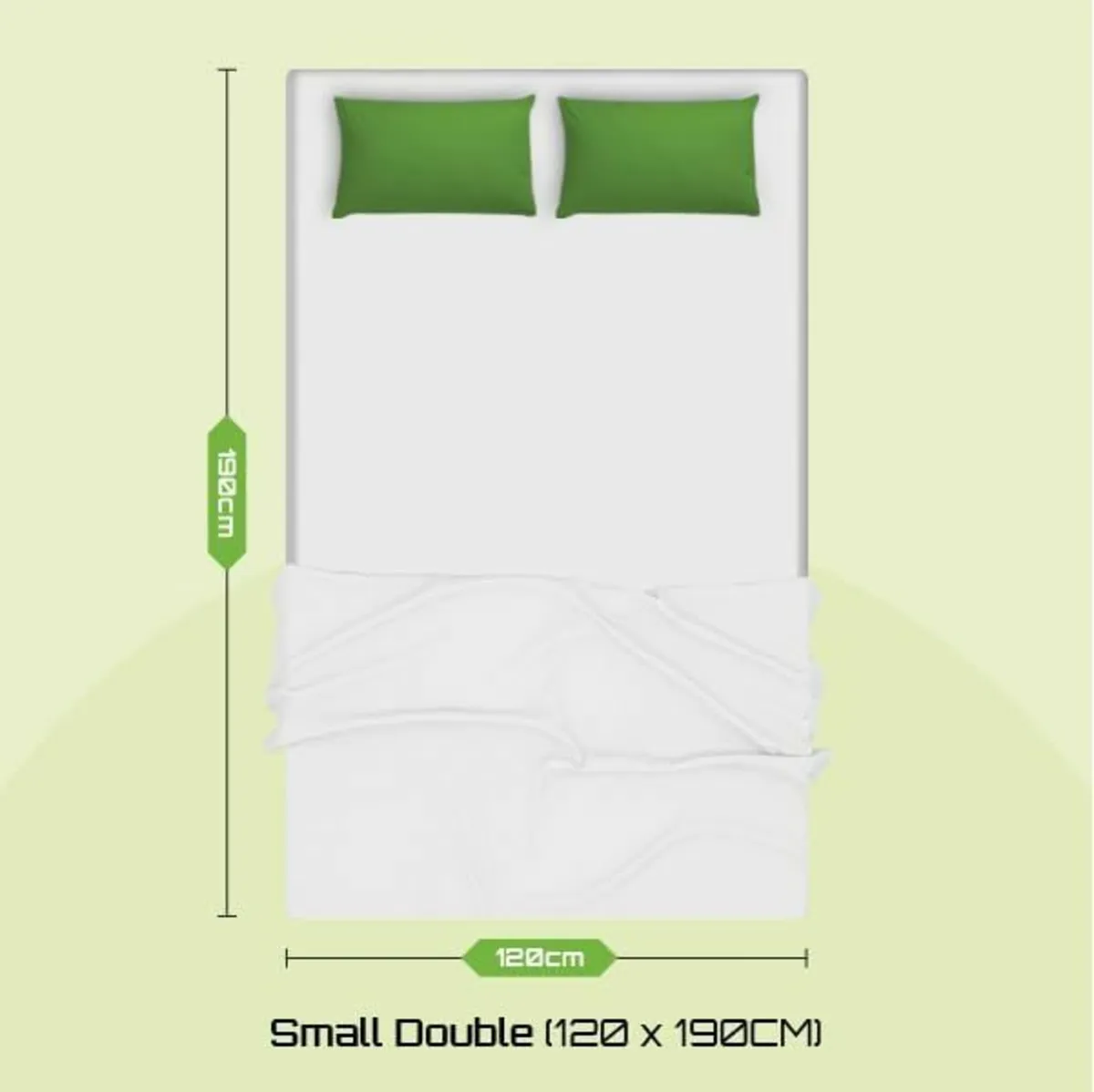 Close Wave 8 Inch Deep Small Double Budget - Image 3