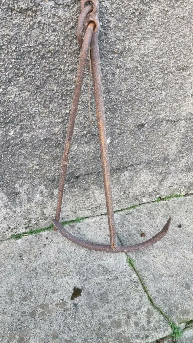 Vintage iron anchor - Image 3