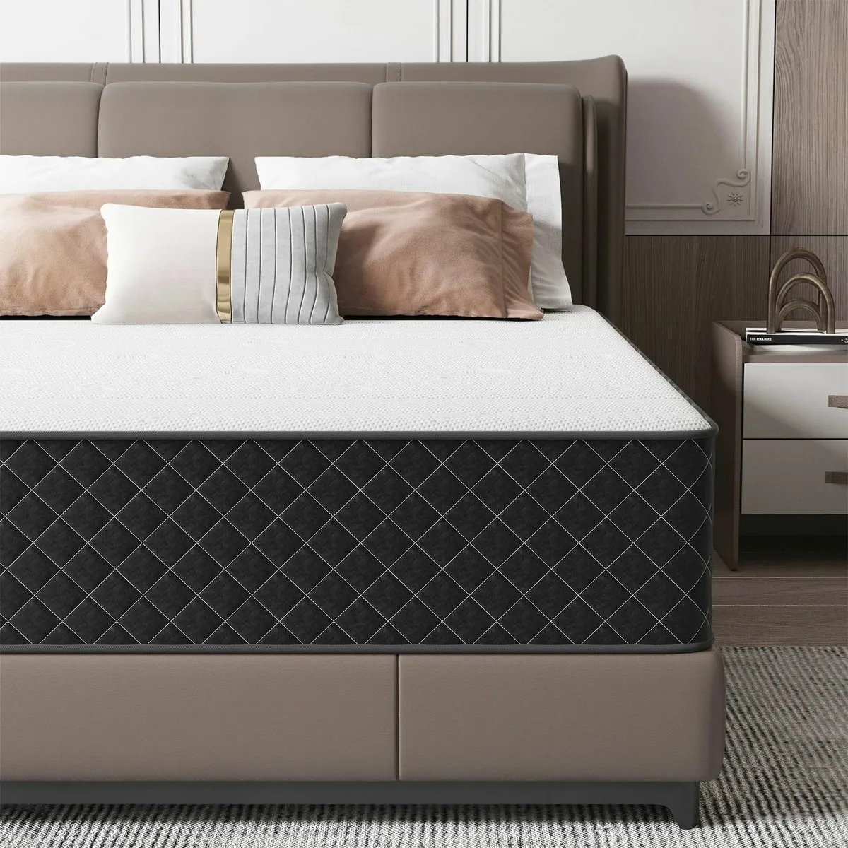 Double Mattress 10 Inch Hybrid with Breathable - Image 1