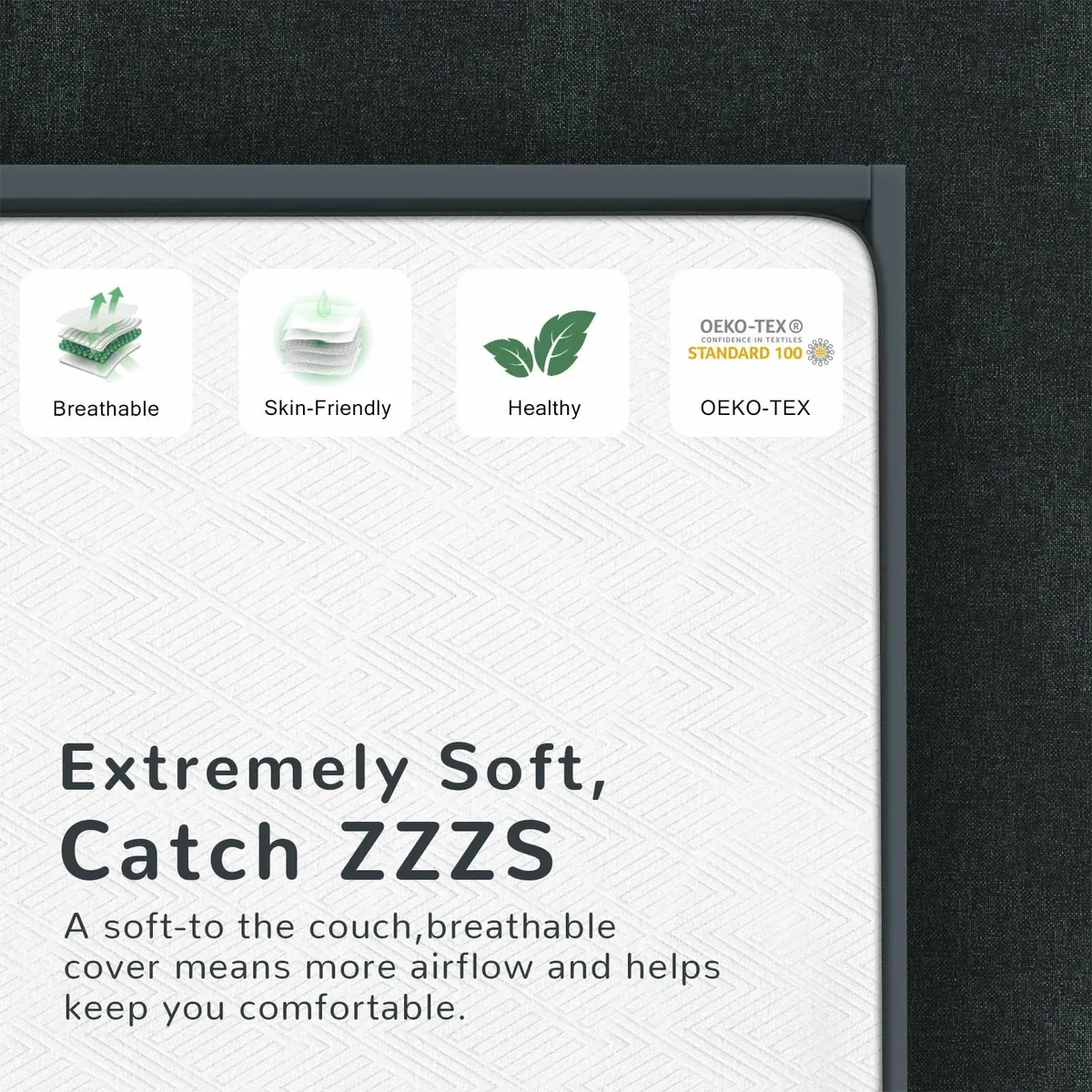 Single Memory Foam Mattress 13CM with Soft Fabric - Image 4