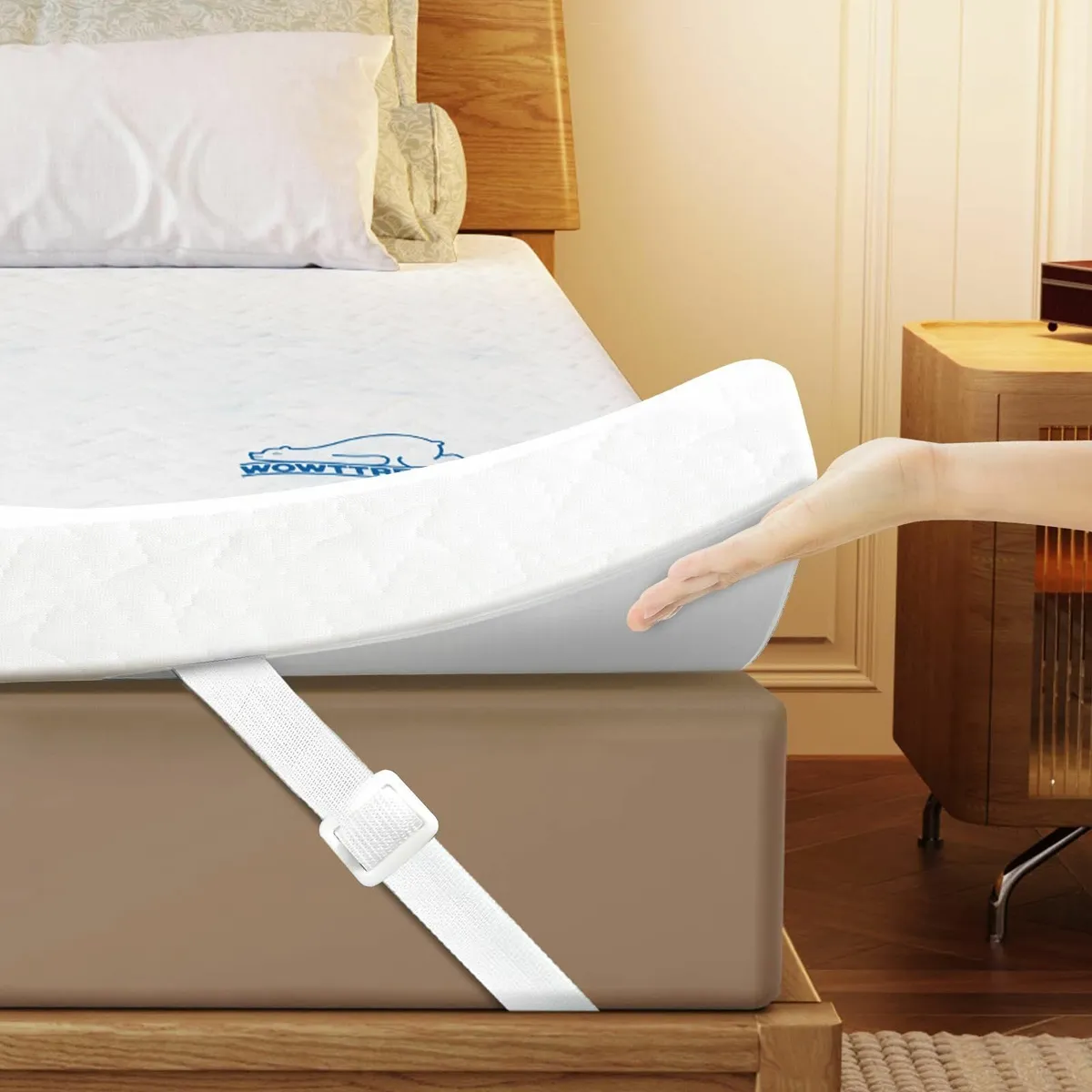Memory Foam Mattress Topper Small Double Bed 7cm - Image 1