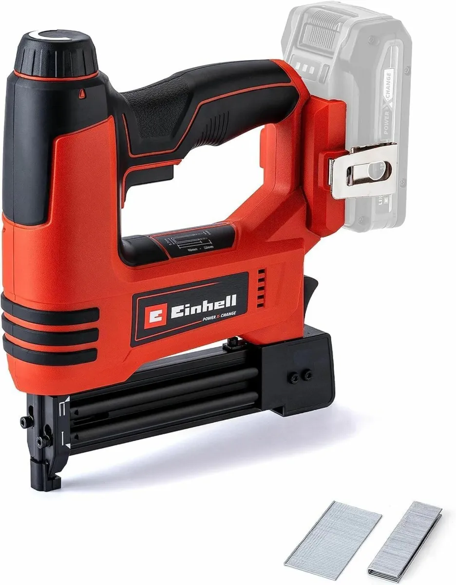 18V Cordless Nail Gun Power X-Change 2-In-1 Brad - Image 1