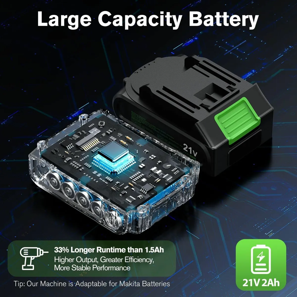 Power X-Change 44Nm Cordless Impact Drill Driver - Image 1