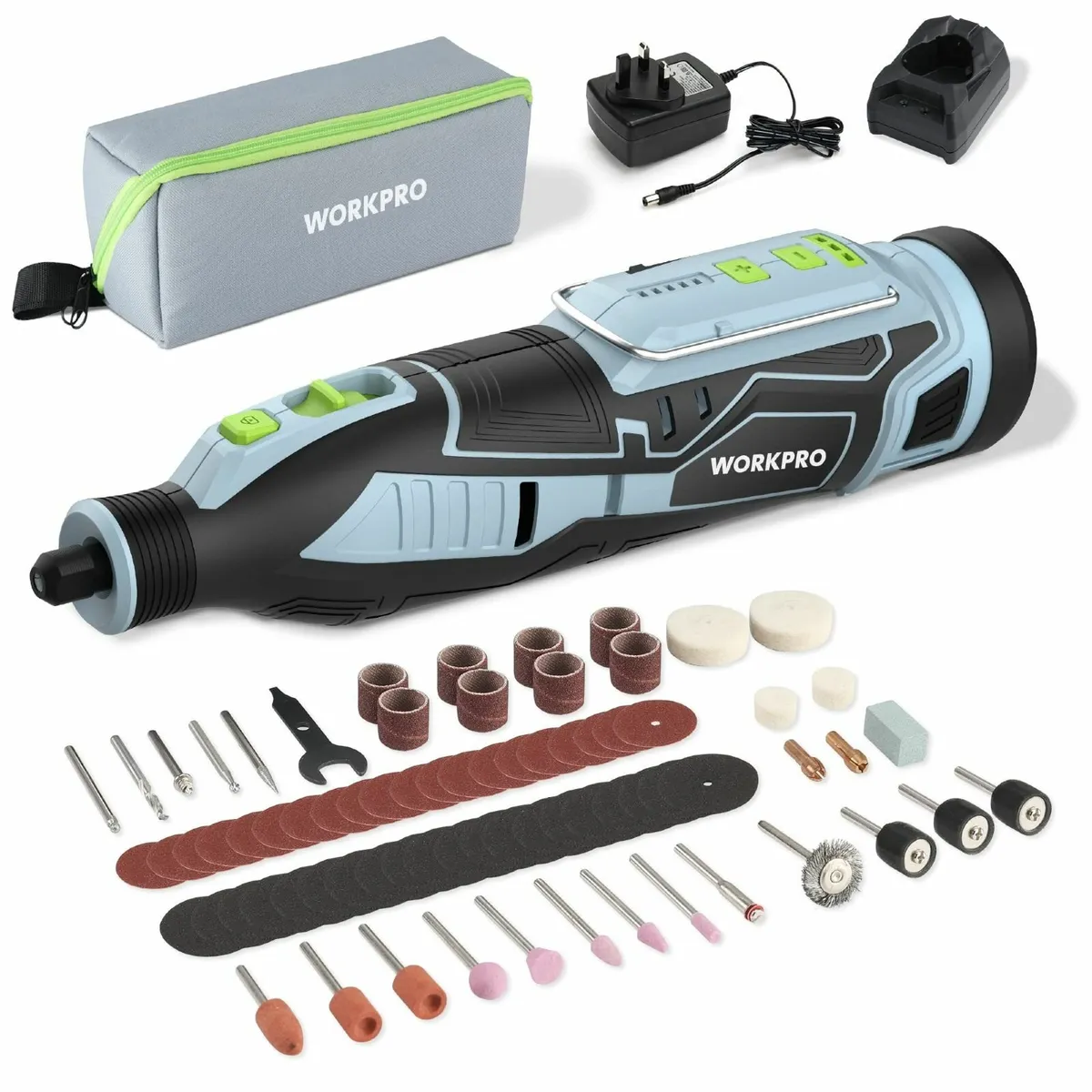Cordless Rotary Tool kit 12V Set with 114 PCS - Image 1