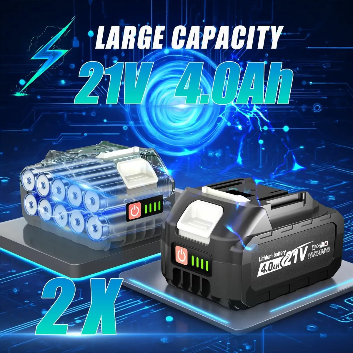 Cordless Oscillating Multi Tool for Ma-Kita 18V - Image 3