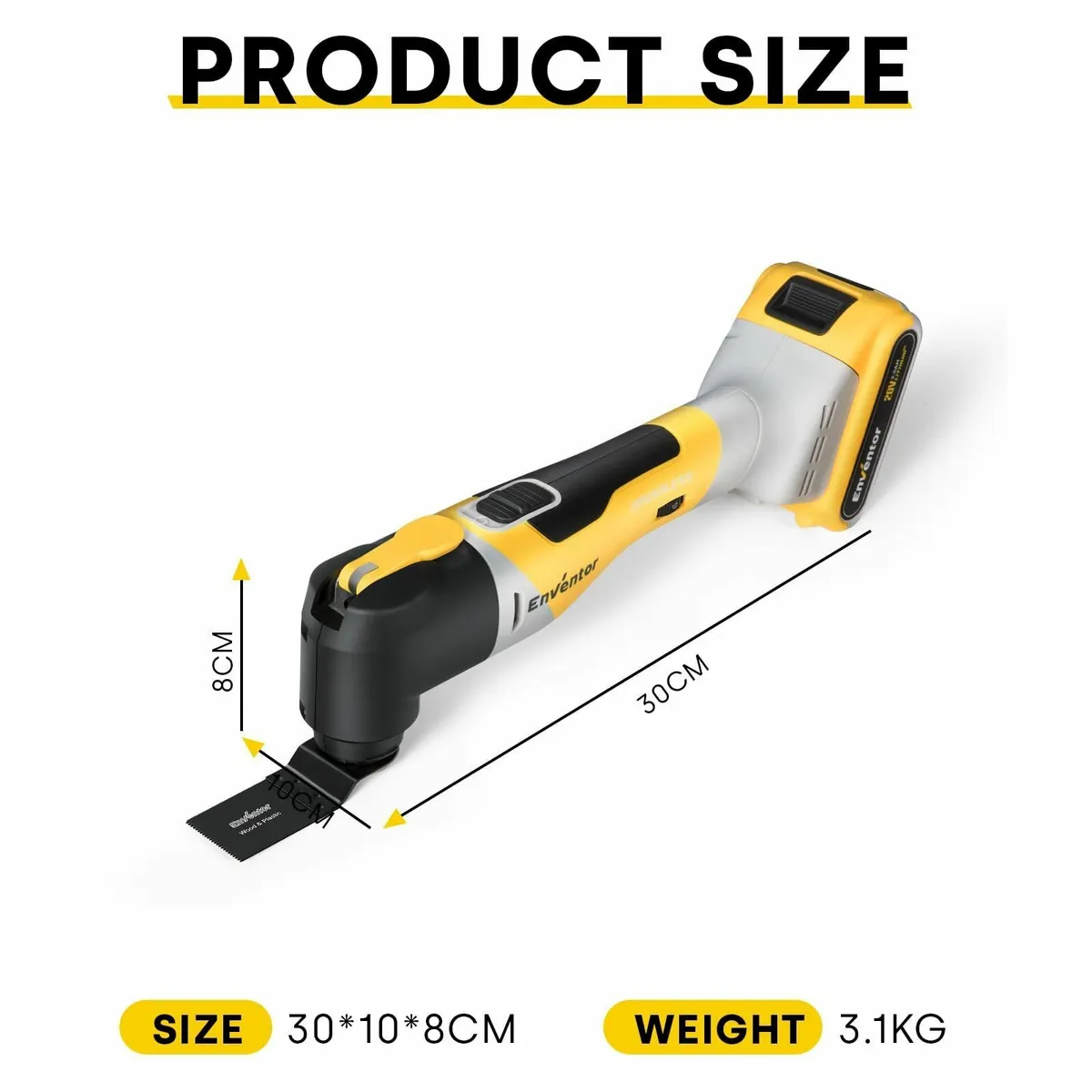 Brushless Oscillating Multi-Tool 20V Cordless - Image 3