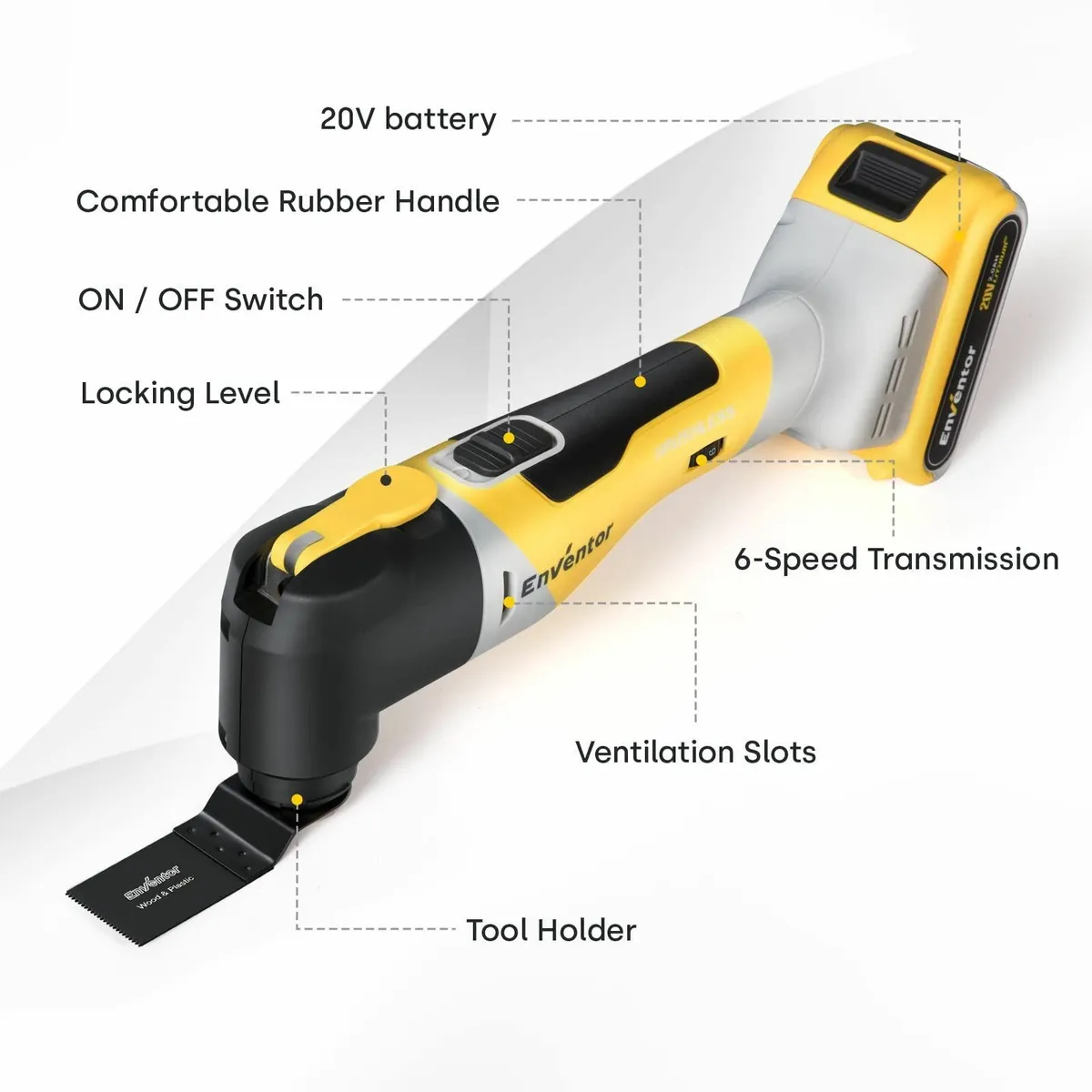Brushless Oscillating Multi-Tool 20V Cordless - Image 4