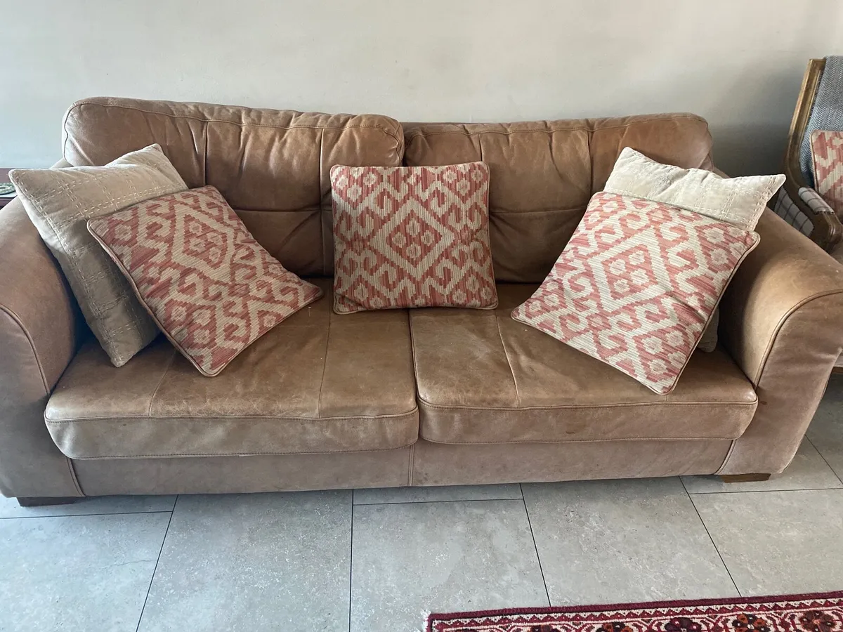 Leather sofas - Image 1