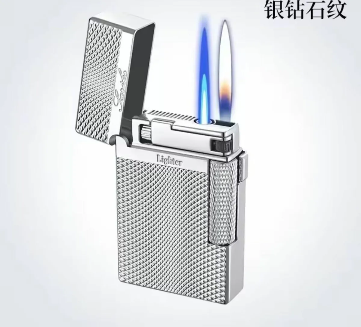 Windproof double flame gas lighter - Image 3