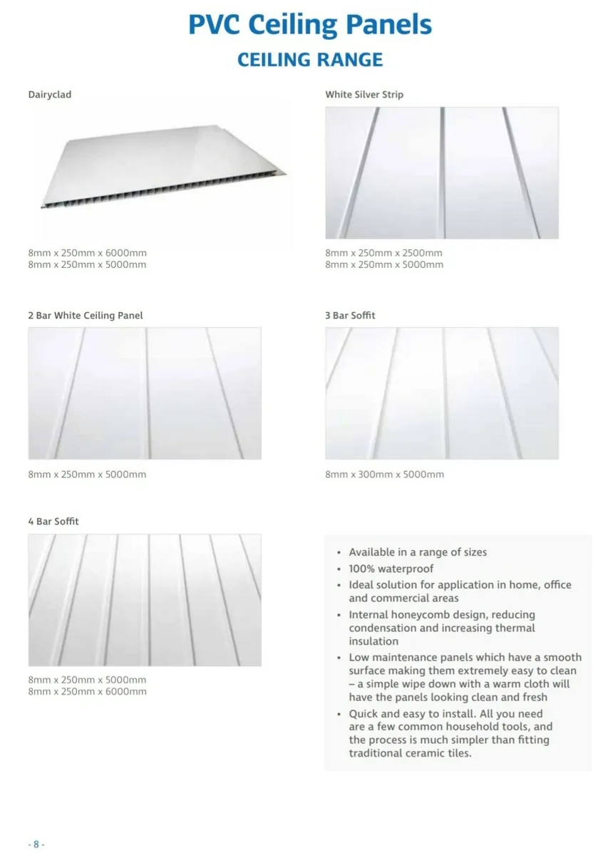 Pvc bathroom panels - Image 3