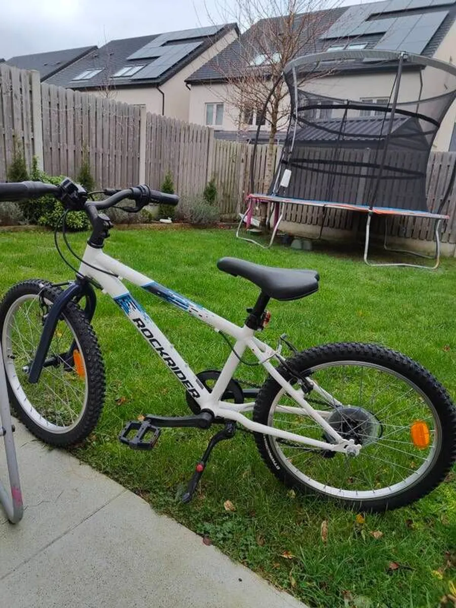 Kids Bike Rockrider 20" almost brand new ( with side stand) - Image 4