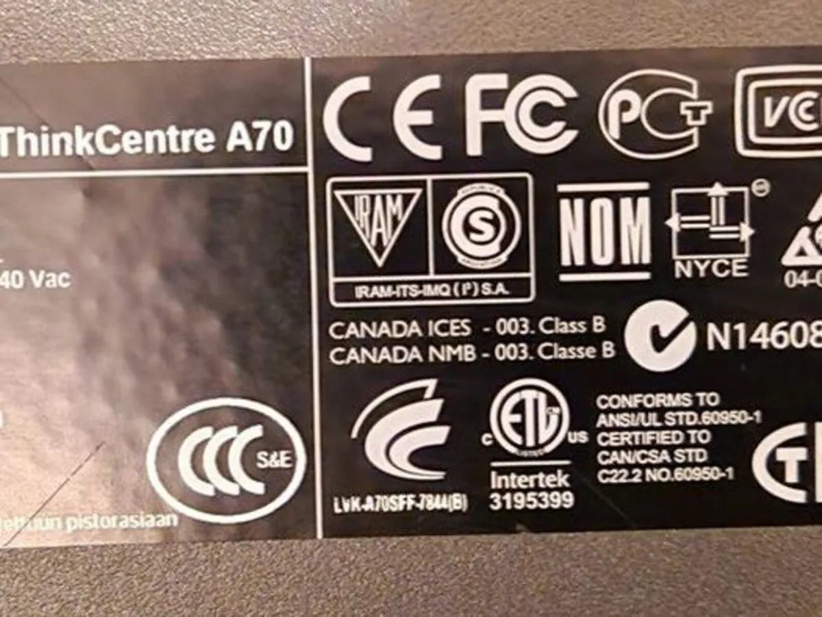 Lenovo ThinkCentre Desktop PC, Windows 7 Starter - Image 3