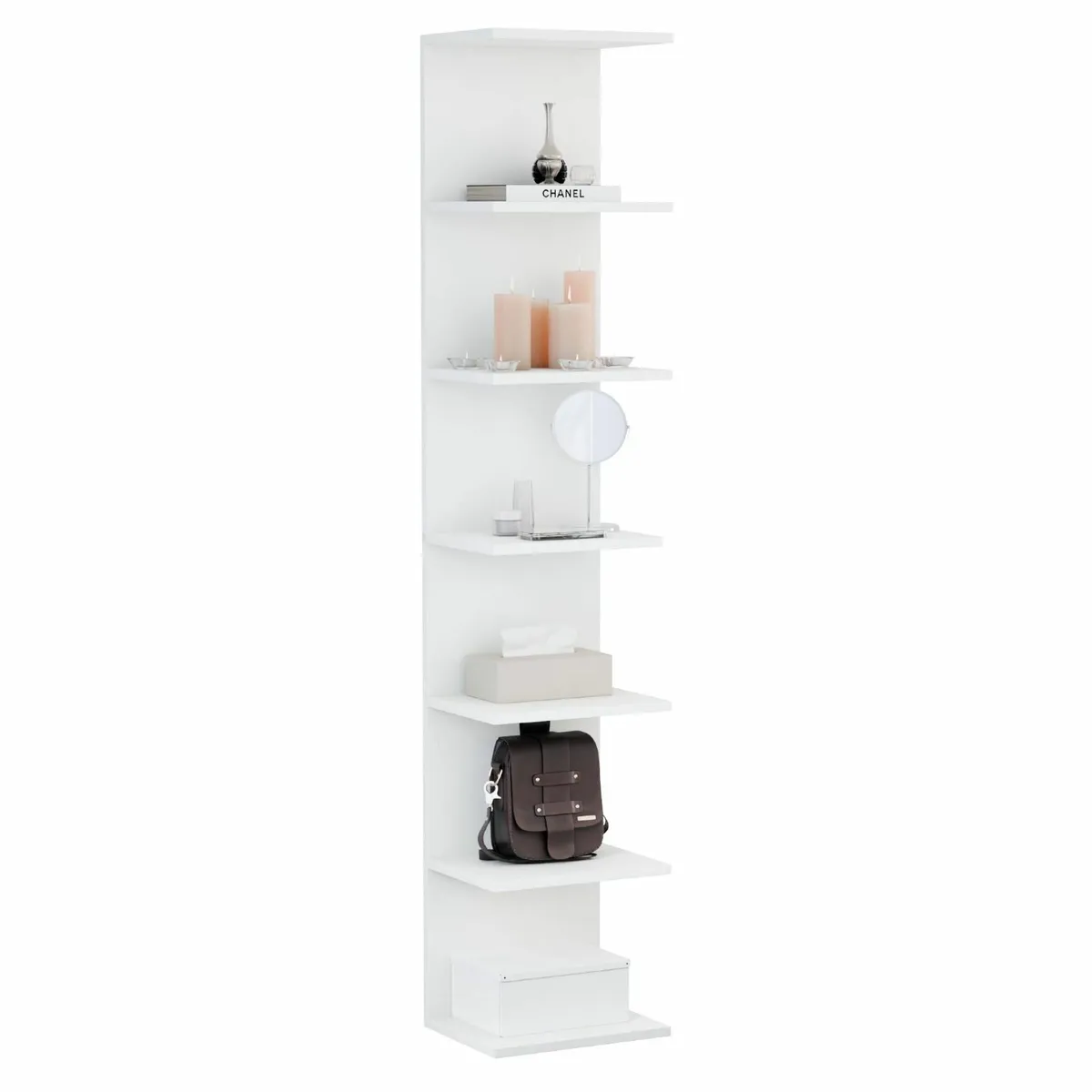 Wall Shelf Bookcase Mounted Unit Units Floating - Image 4